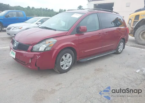 2006 Nissan Quest 3.5 Sl из США, поврежденный, VIN 5N1BV28U66N106361